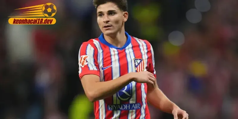 Julián Álvarez hiện đang là ngòi nổ số 1 trên hàng công của Atletico Madrid